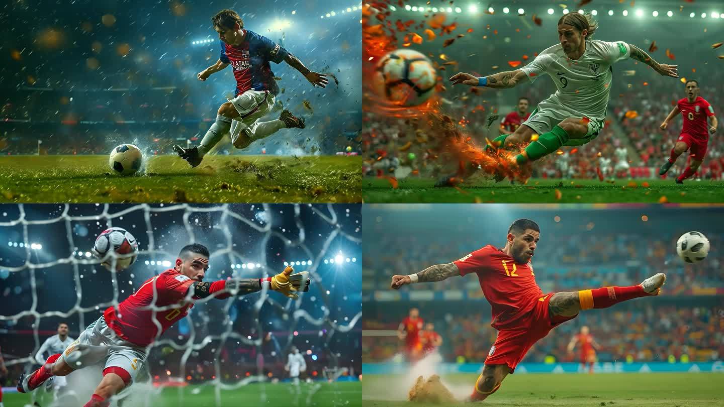 足球赛场上的精彩表现震撼全场观众