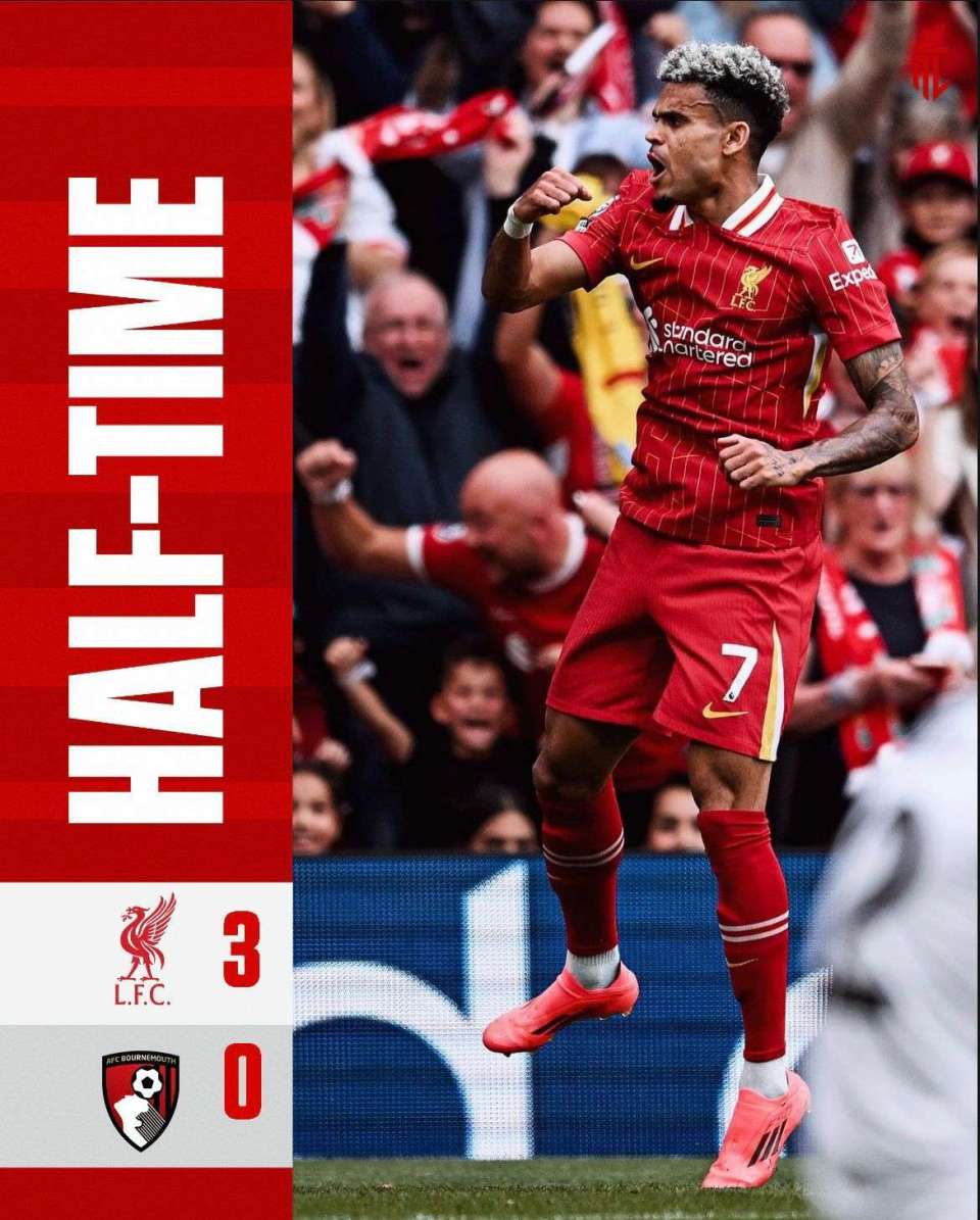 关于利物浦-轻取伯恩茅斯，取得胜利的信息