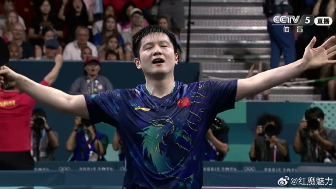 法国乒乓球队鏖战中国乒乓球队，樊振东惊艳世界的简单介绍